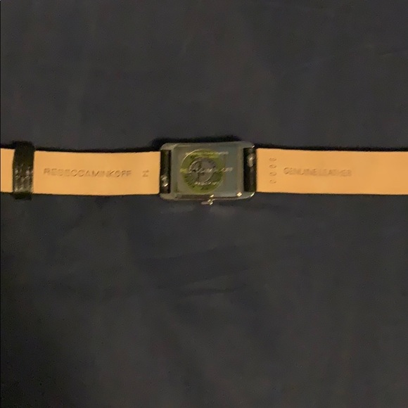 Rebecca Minkoff Silver Studded Leather Wrap Watch - Picture 5 of 5